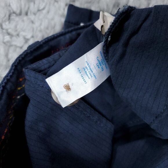 Marine Layer Chino Walk Shorts Men's Size 32 Navy Blue Stretch Organic Cotton - Picture 6 of 10